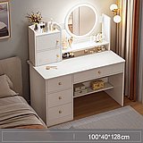 שידת איפור עם מראה כולל תאורת LED רוחב 100 סמ דגם RSM-3056 מבית ROSSO ITALY ישירות מהיבואן שידת איפור עם מראה כולל תאורת LED רוחב 100 סמ דגם RSM-3056 מבית ROSSO ITALY ישירות מהיבואן