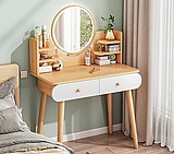 שידת איפור עם מראה ותאורת לד רוחב 80 סמ דגם RSM-2075 מבית ROSSO ITALY בצבעים לבחירה שידת איפור עם מראה ותאורת לד רוחב 80 סמ דגם RSM-2075 מבית ROSSO ITALY בצבעים לבחירה