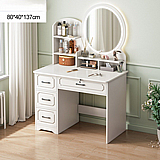 שידת איפור עם מראה כולל תאורת LED רוחב 80 סמ דגם RSM-3009 מבית ROSSO ITALY ישירות מהיבואן שידת איפור עם מראה כולל תאורת LED רוחב 80 סמ דגם RSM-3009 מבית ROSSO ITALY ישירות מהיבואן