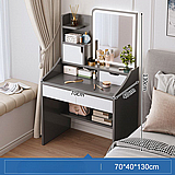 שידת איפור עם מראה כולל תאורת LED רוחב 70 סמ דגם RSM-3007 מבית ROSSO ITALY ישירות מהיבואן שידת איפור עם מראה כולל תאורת LED רוחב 70 סמ דגם RSM-3007 מבית ROSSO ITALY ישירות מהיבואן